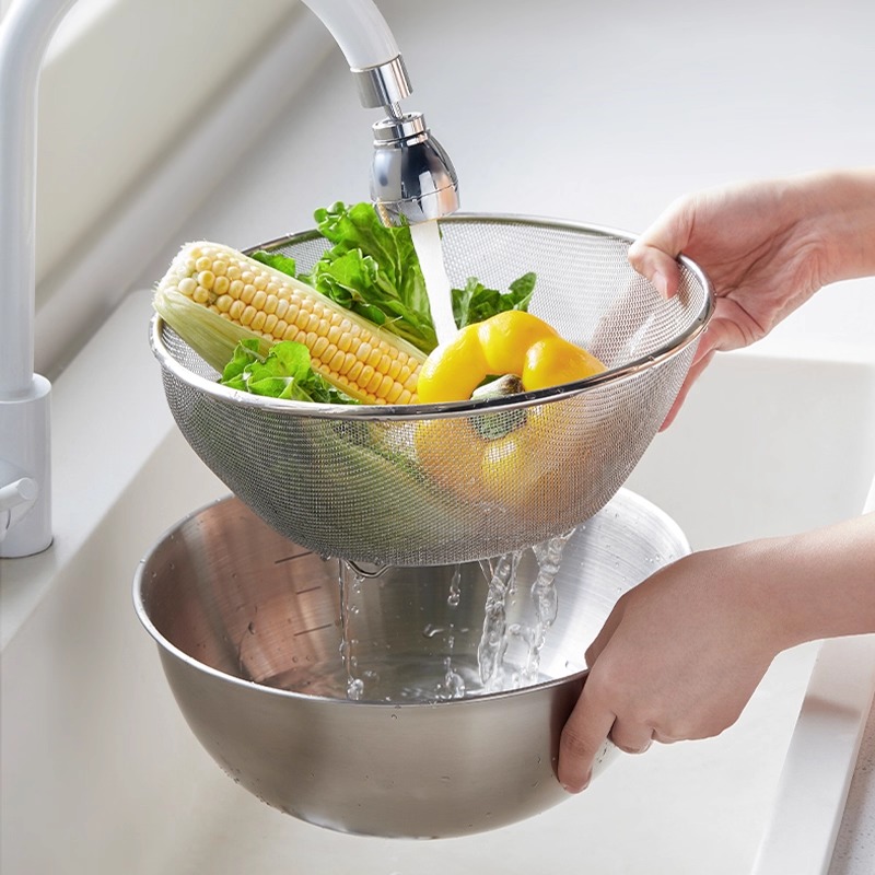 米立风物不锈钢网篮沥水篮