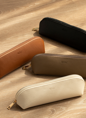 米立风物简约大容量笔袋女生2026新款高颜值ins风化妆刷收纳包袋