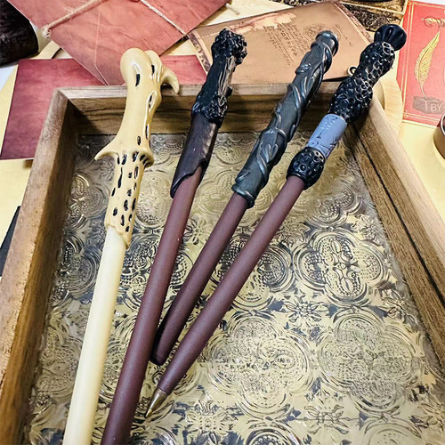 哈利波特魔杖笔送替换芯周边赫敏老法杖送朋友生日礼物文具老魔杖
