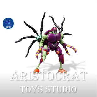 ROBOT TOYS RT-05 黑腄蚃 rt05 狼蛛超能勇士蜘蛛小比例变形玩具