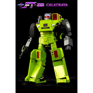 Fanstoys FT-32D FT32D 翻斗车 拖斗工程车夯大力合体变形