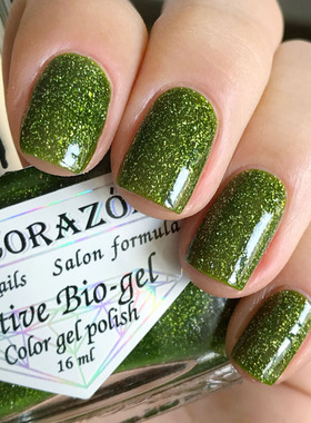 俄罗斯El corazon彩色亮片指甲油 夏季珠光 好上色快干持久不伤甲