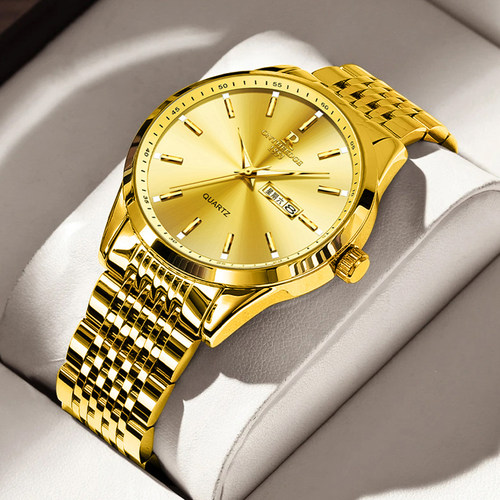 金表瑞士进口机械表男防水夜光