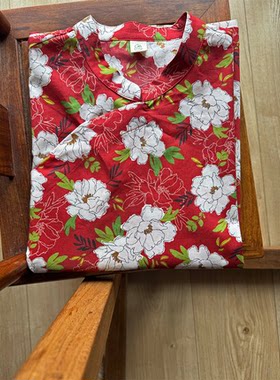 画子行山水《胜丹》直播现场展示特惠KOOKA有机棉中式旗袍数量少