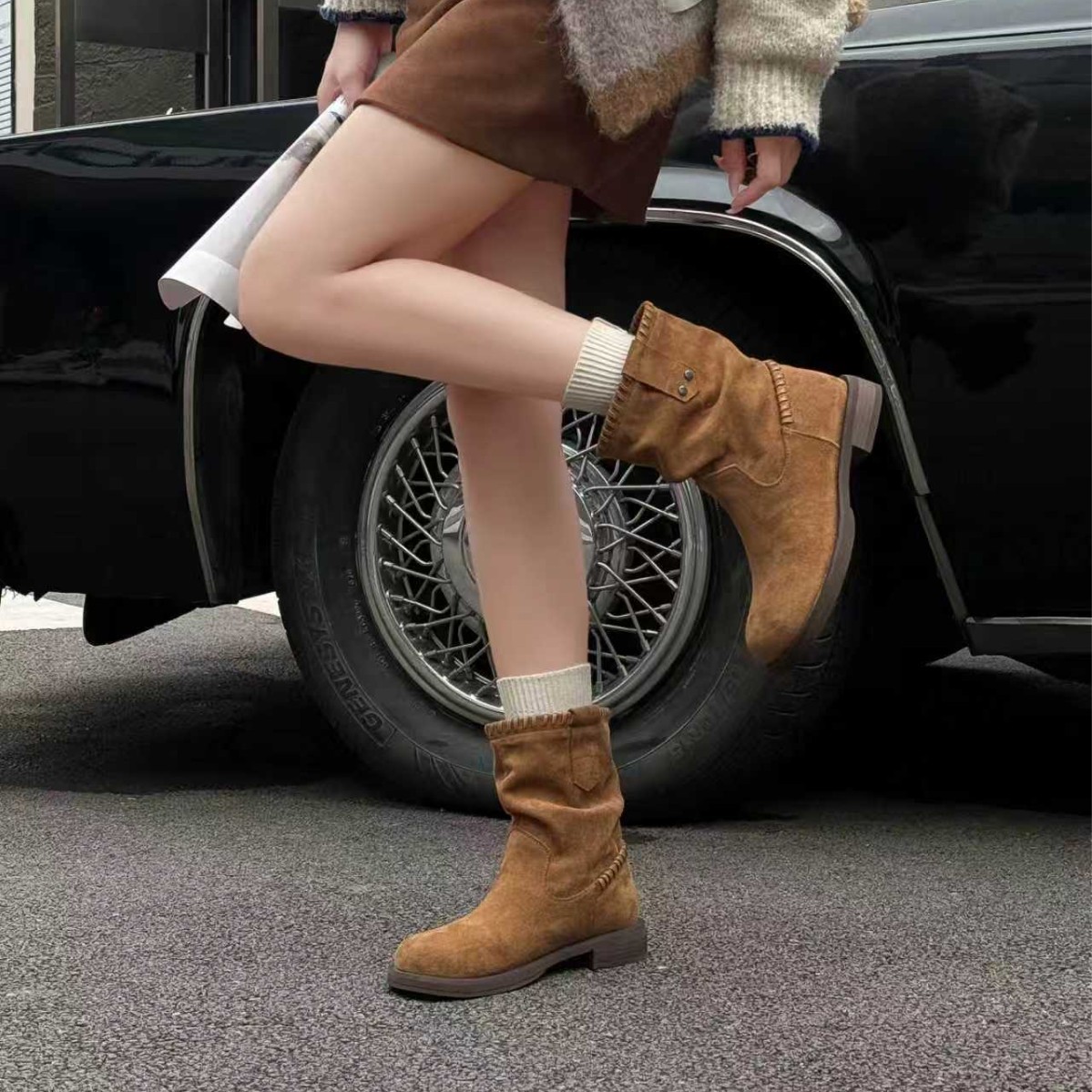 休闲增高马丁复古靴女百时装靴