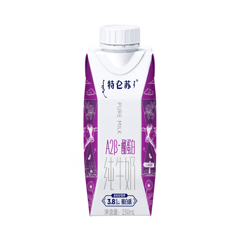 特仑苏A2β-酪蛋白纯牛奶梦幻盖250mL×1瓶【测试链接】,咖啡/麦片/冲饮,纯牛奶,淘宝优惠券,粉丝福利购,淘宝优惠卷