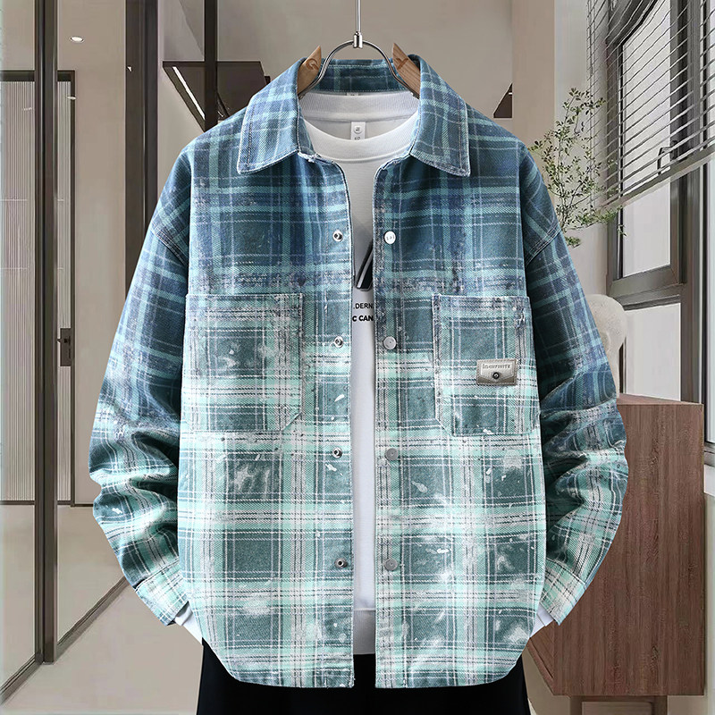 春秋季男孩潮流宽松牛仔外套12青少年14大童15岁初中学生帅气夹克,男装,牛仔外套,淘宝优惠券,粉丝福利购,淘宝优惠卷