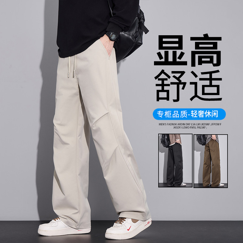 春季青少年松紧腰休闲裤13岁男孩初中学生14青少年16大童运动长裤