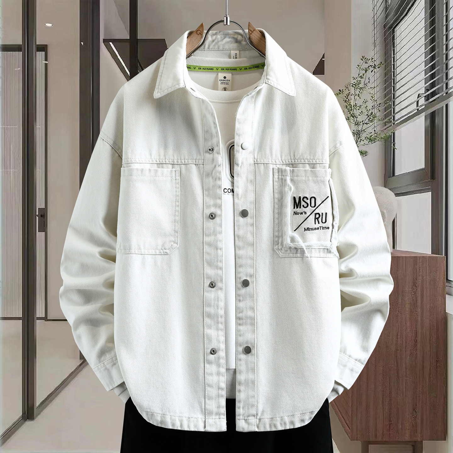 12青少年春季潮流宽松牛仔衬衣男孩13岁初中学生14秋装15衬衫外套,男装,牛仔衬衫,淘宝优惠券,粉丝福利购,淘宝优惠卷