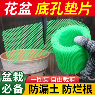 多肉花盆底孔垫网底网垫片防漏网底部防漏土透气网格垫子垫底网片
