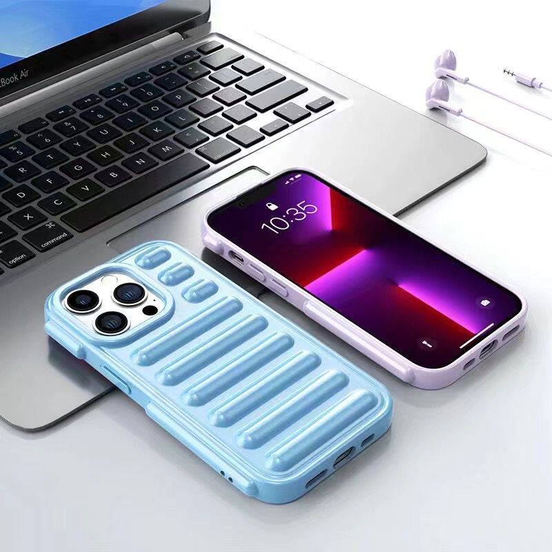 新款气囊胶囊防摔适用苹果14promax手机壳15/13Pro女iPhone11/12P软壳