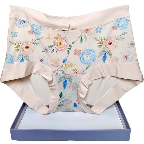 花仙子内裤女中年高腰26200冰丝