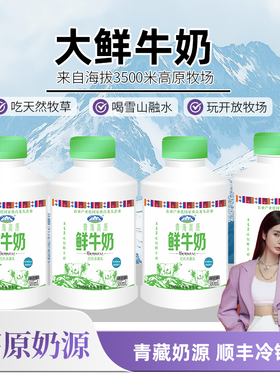 【大罗Daluo专享】青海湖高原鲜牛奶巴氏杀菌低温纯鲜活青藏牛奶