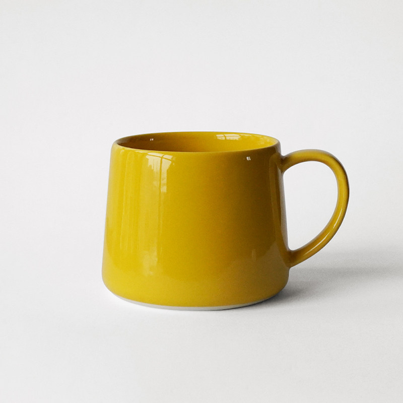 手工陶瓷咖啡马克杯 北欧马克杯咖啡杯 黄色白色 茶杯水杯 zakka,餐饮具,马克杯,淘宝优惠券,粉丝福利购,淘宝优惠卷