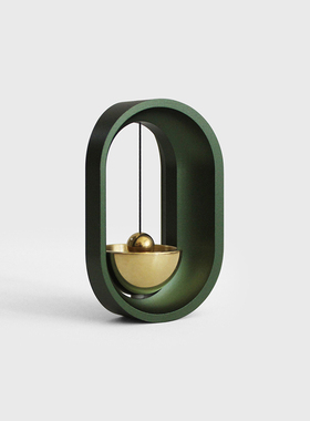 荒木之丘磁吸铃铛吸门式风铃冰箱黄铜日式久乘式店铺乔迁生日礼物