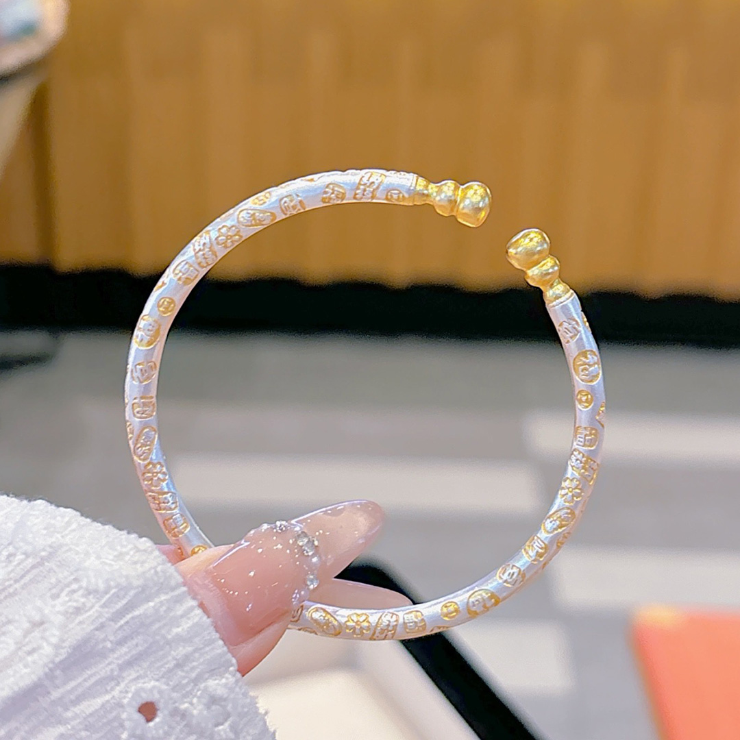 足银999.9吉言葫芦手镯