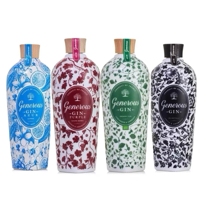 杰纳斯精酿金酒精粹/碧蓝/经典/紫金版generous gin法国原瓶进口