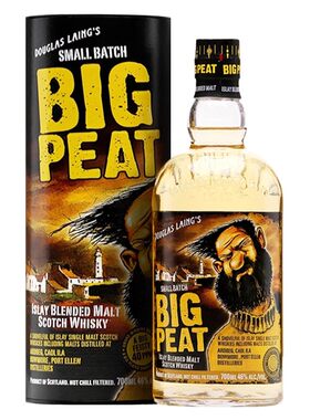 洋酒大鼻子泥煤艾雷岛调和麦芽威士忌700ml 英国原装进口BIG PEAT