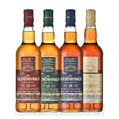 Glendronach 格兰多纳12年15/18/21年系列高地桶强单一麦芽威士忌