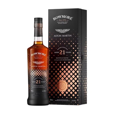 波摩21年阿斯顿马丁联名款大师之选Bowmore 苏格兰单一麦芽威士忌