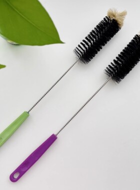 长柄清洗刷水瓶小口壶玻璃酒瓶细口径长颈饮料瓶清洁刷厨房通用刷