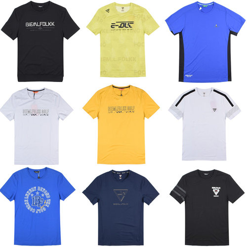 比音勒芬正品男士短袖圆领T恤