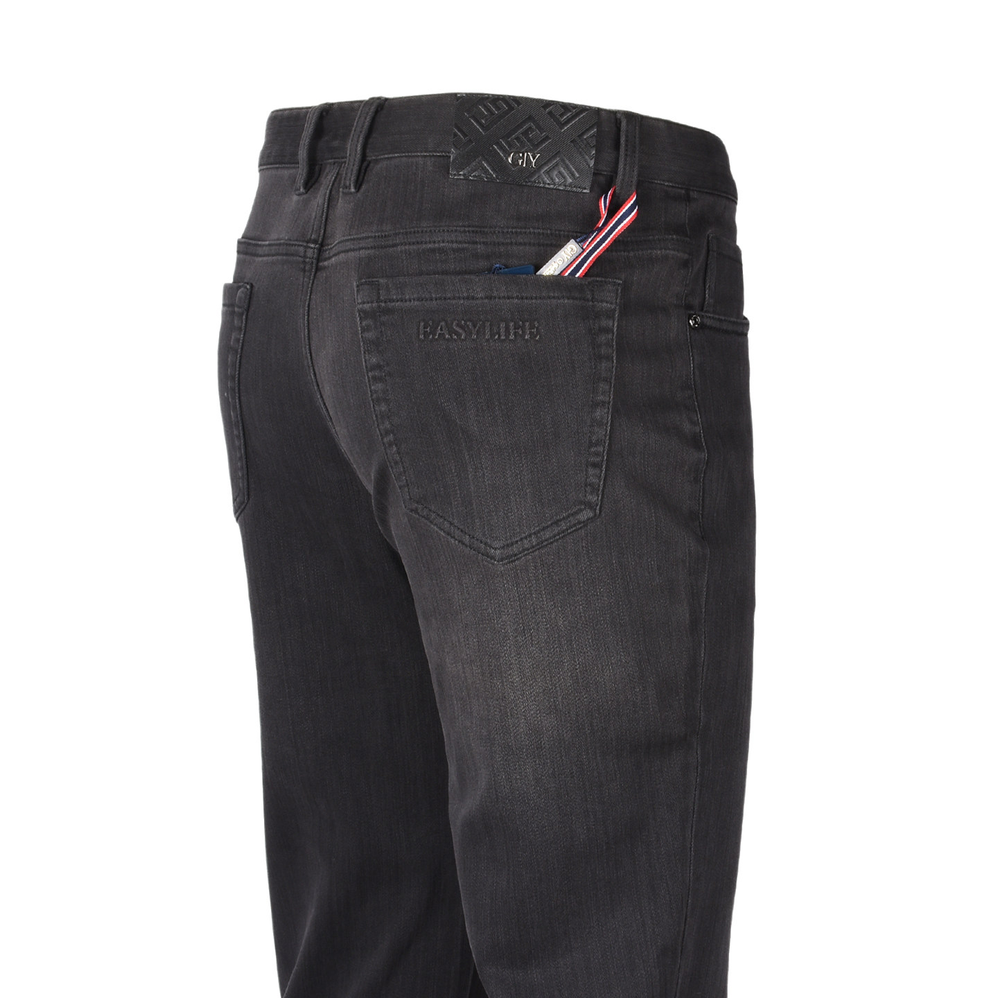 金利来GY服饰专柜正品男士秋季新款时尚百搭休闲修身小脚牛仔裤