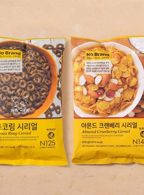 玉米片杏仁即食蔓越莓韩国进口零食大包粗粮玉米脆片香甜水果麦片