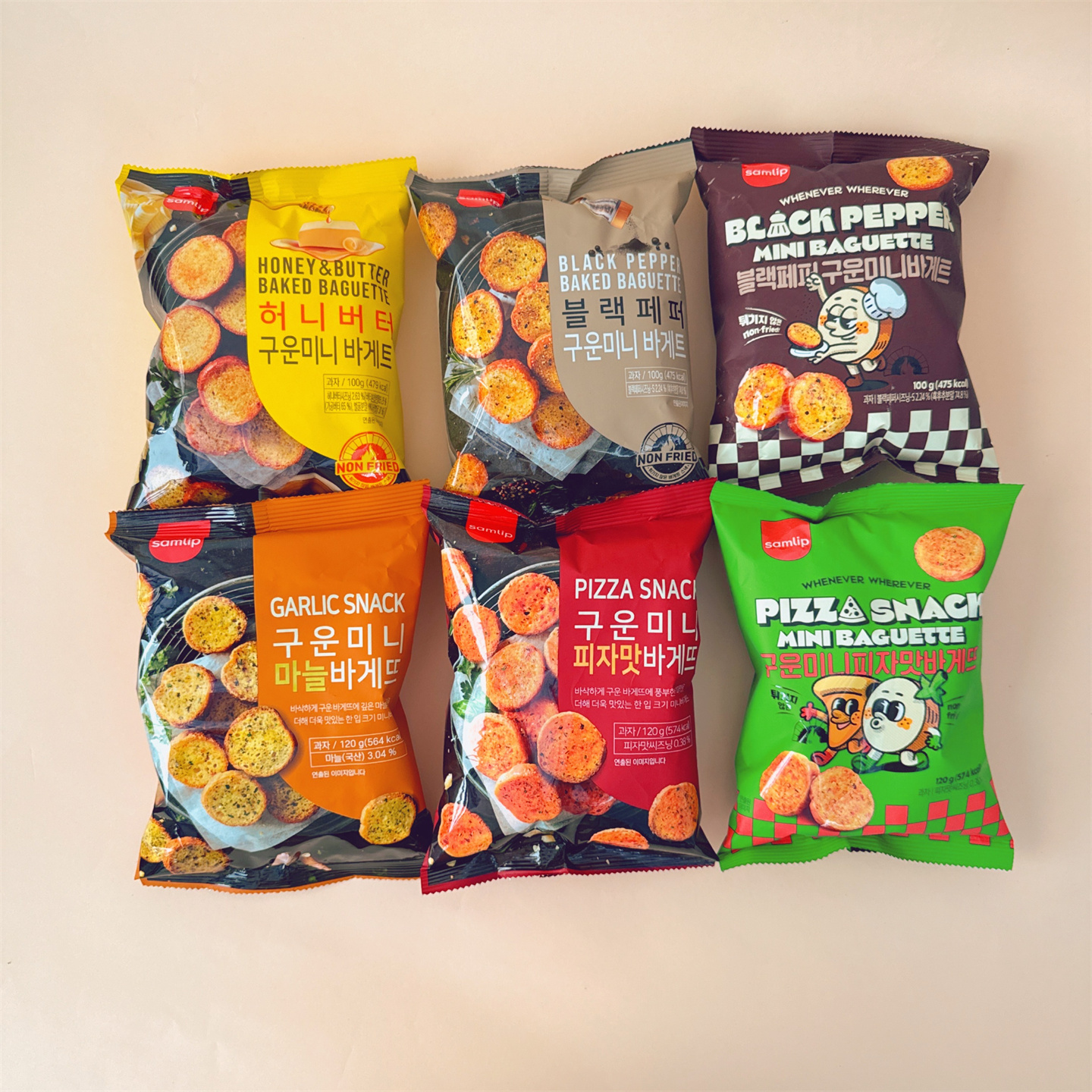 蒜香味面包干韩国法式烤面包黄油蒜香黄油面包干披萨零食进口面包