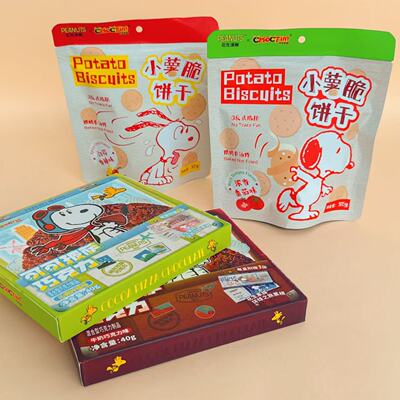 史努比联名多款零食组合
