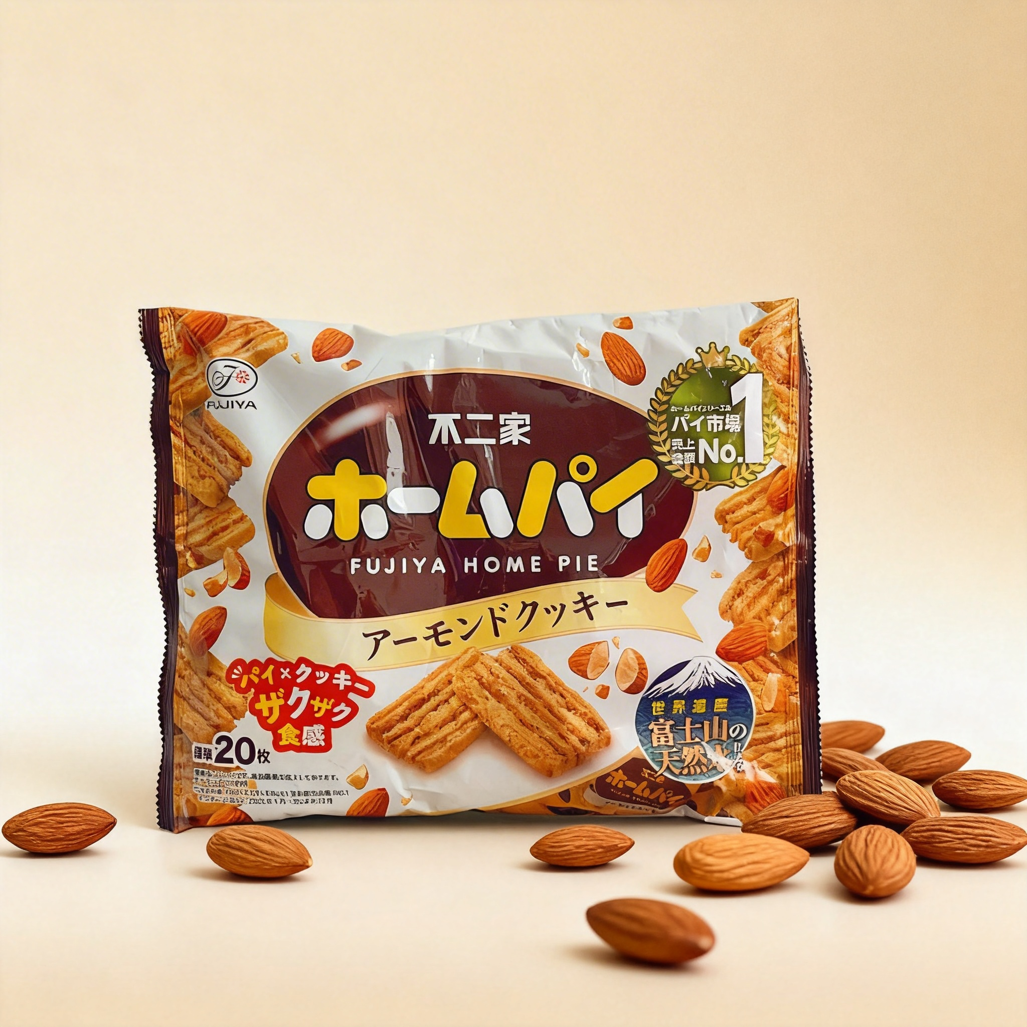 不二家FUJIYA黄油千层酥 扁桃仁味薄脆饼干 独立包装日本进口零食