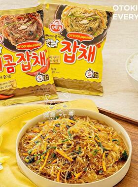 杂菜粉丝 韩国不倒翁速食韩式袋装75g进口炒杂菜细粉条快手菜料理