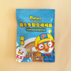 啵乐乐梨膏棒棒糖儿童宝宝无蔗糖高颜值 零钠 零脂肪原味润喉糖果