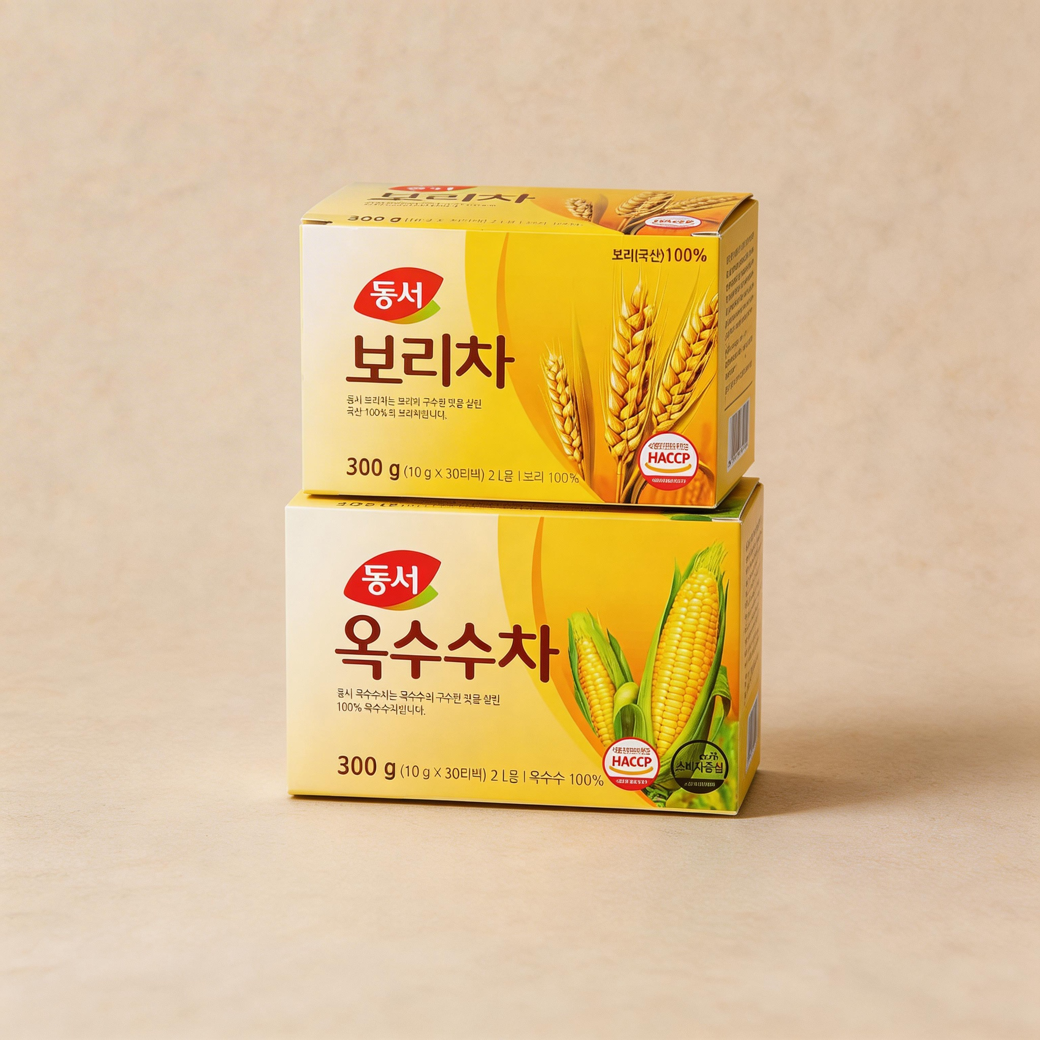 东西玄米绿茶韩国袋泡茶办公室25包独立包装便携盒装冷泡茶玉竹茶