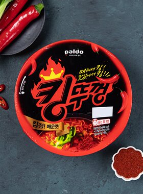 韩国八道辣味大碗面 paldo泡面香辣桶乌冬面速食进口方便面 Faker