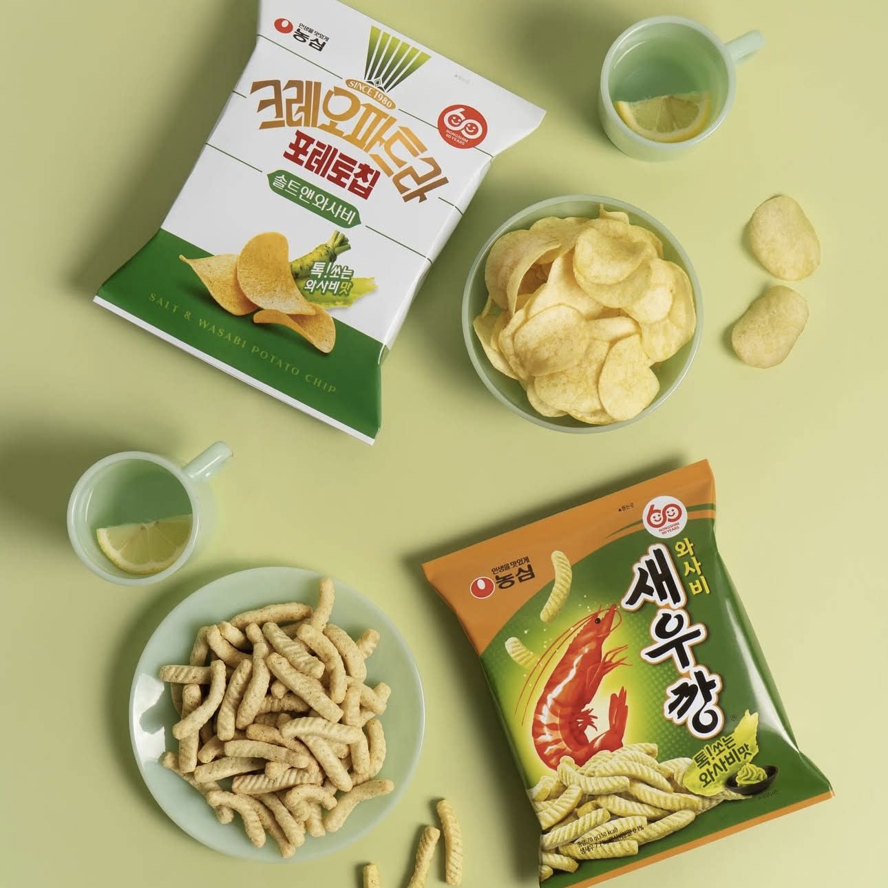 4件包邮韩国农心辣椒蛋黄酱膨化
