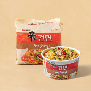 韩国拉面农心非油炸辛拉面麻辣韩国方便面韩国泡面方便面煮面叔贵