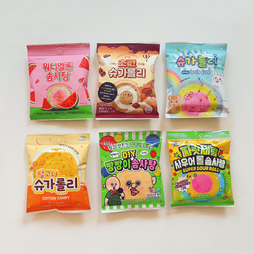 4袋包邮 棉花糖表情易碎 入口即化便利店 趣味 韩国进口零食