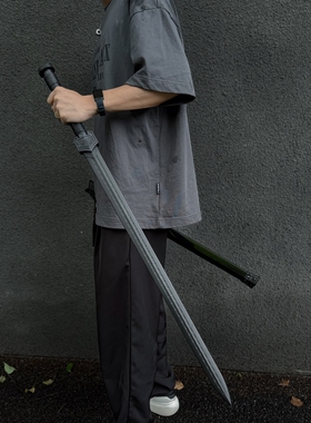 冷钢武士刃塑胶款宝剑汉剑道练习刀儿童玩具绣春刀唐横刀塑料刀