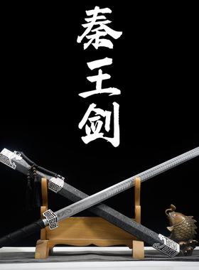 古代名剑秦王剑冰魄越王剑汉剑金属宝剑刀铁剑古风配饰道具未开刃
