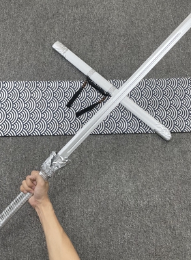 木制刀剑古风唐横刀木刀带鞘武术刀道具剑居合武士刃太刀玩具竹刀