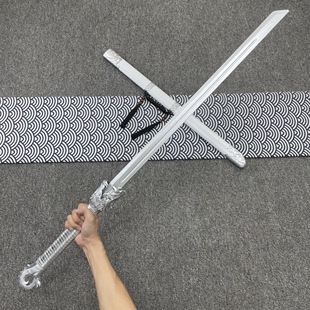 木制刀剑古风唐横刀木刀带鞘武术刀道具剑居合武士刃太刀玩具竹刀