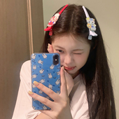 Party day 可爱卡通猫咪发夹大号化妆夹发卡刘海夹边夹子发饰品