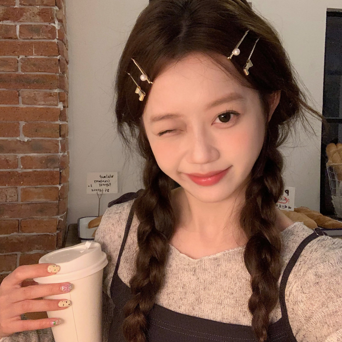 2个装 缪系少女金属蝴蝶结发夹一字夹气质刘海夹发卡边夹侧边夹子,饰品/流行首饰/时尚饰品新,发饰,淘宝优惠券,粉丝福利购,淘宝优惠卷