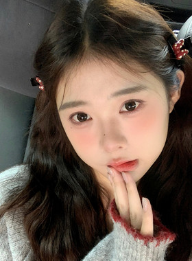 miss米妮！可爱波点蝴蝶结抓夹小号刘海夹发抓前额碎发夹子边夹女