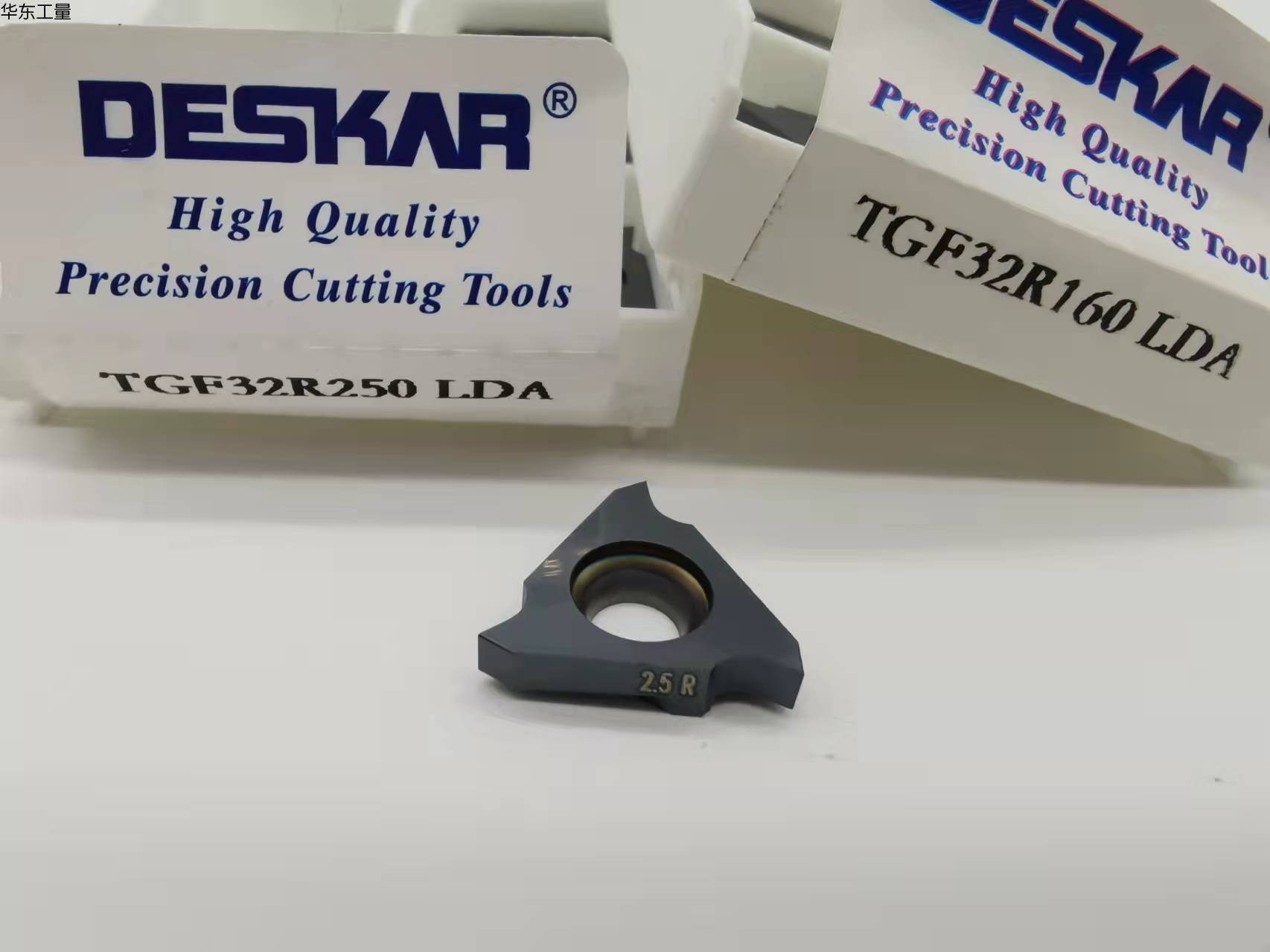 DESKAR 戴斯卡 数控刀片 TGF32R180 LDA 卡簧槽 通用材质 浅槽刀