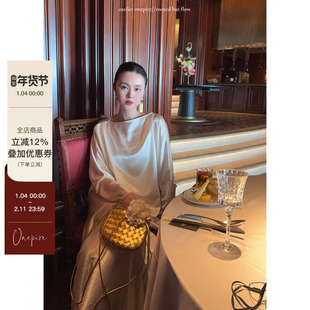 【现货】Atelier Onepire|miss glitter|老钱风蝙蝠袖松弛感套装