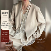 onepire 套装 atelier 秋叶集·重工tr斜纹西装