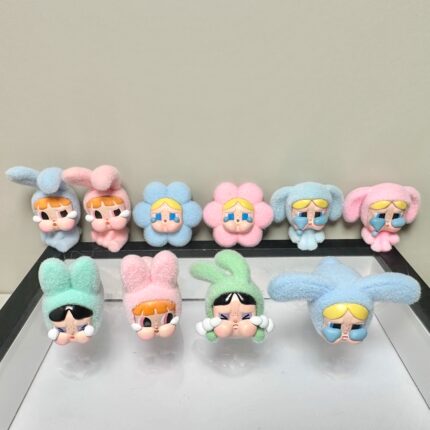 改娃萌粒CRYBABY ×飞天小女警系列泡泡diy手办可爱盲盒玛特