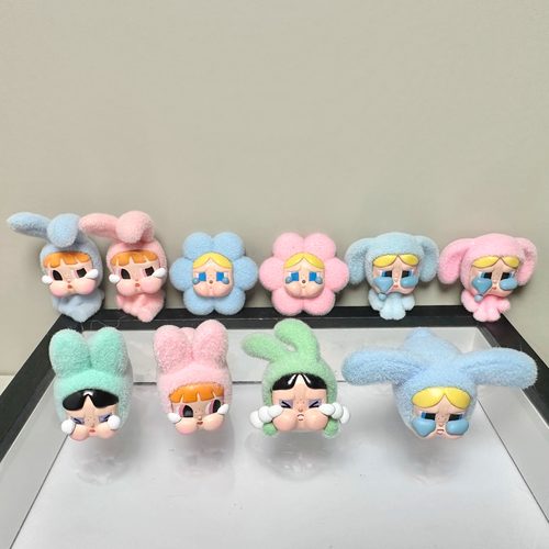 改娃萌粒CRYBABY ×飞天小女警系列泡泡diy手办可爱盲盒玛特